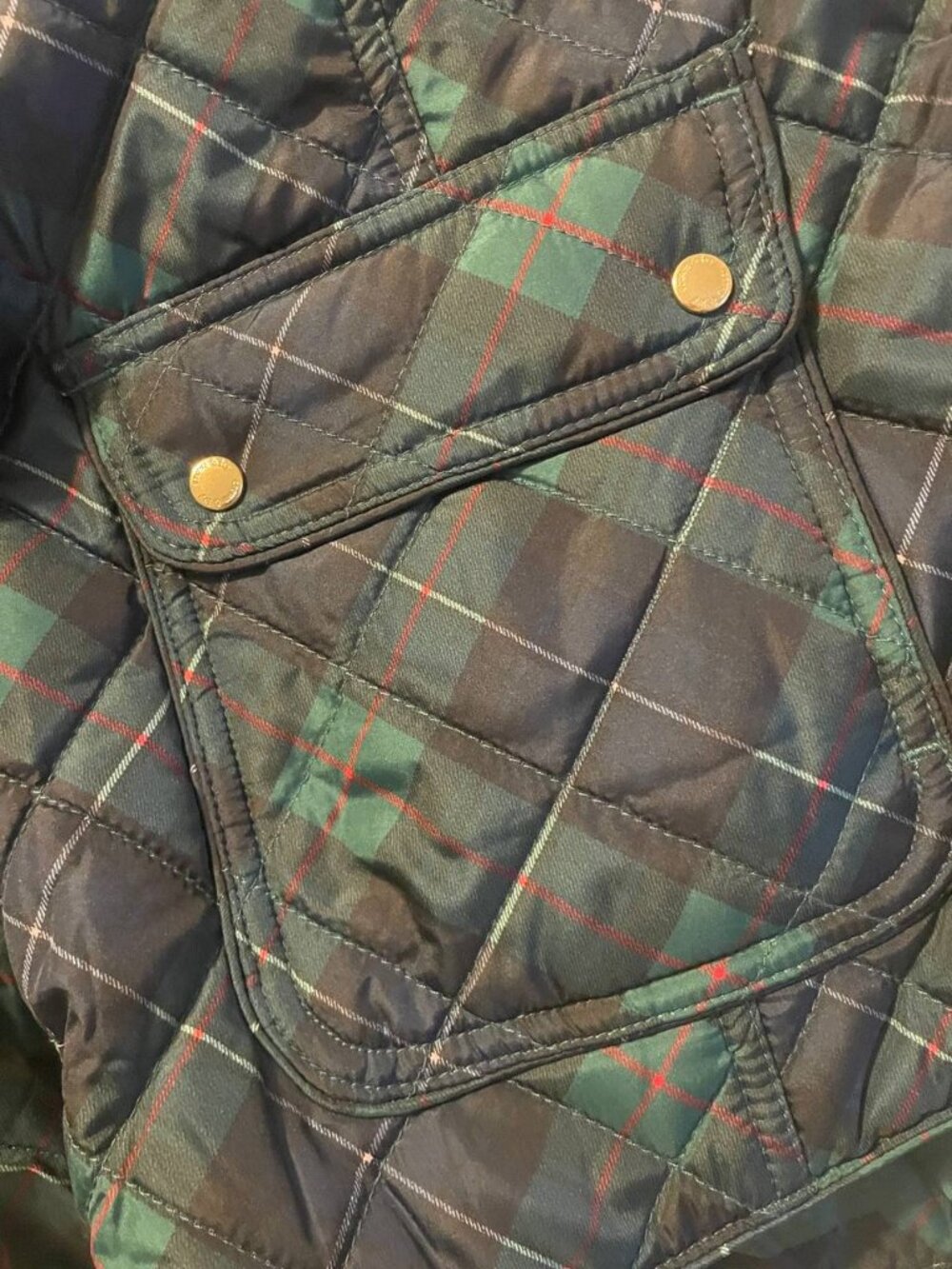Crown & Ivy 2X Quilted Plaid Vest | Classic Preppy Old Money Style - Picture 4 of 7